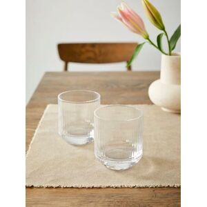 Home affaire Whiskyglas, Glas, trendige Riffelstruktur, 32 cl, 4-teilig