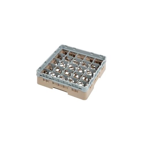 Adler Gastro Cambro Gläserspülkorb beige mit 25 Fächern max Glashöhe 9,2cm