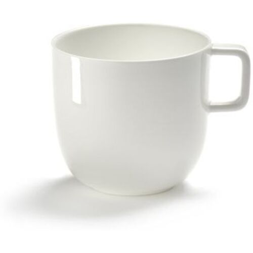 Serax Base Kaffeetasse – weiß – außen glasiert – 280 ml