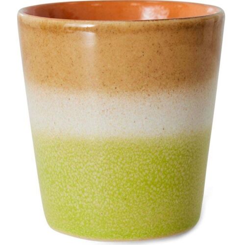 HK living 70’s ceramics mug Kaffeebecher – eclipse – 180 ml – Ø 7,5 cm x H 8 cm