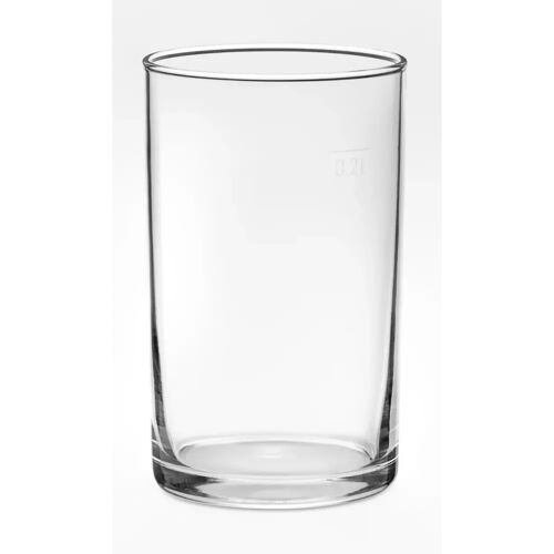 van Well Altbierbecher 0,20l /-/, van Well; 200ml, 10.5 cm (H); transparent; 0.2 l Füllstrich, 12 Stück / Packung