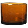 ferm LIVING - Oli Wasserglas, H 6 cm, recycelt amber