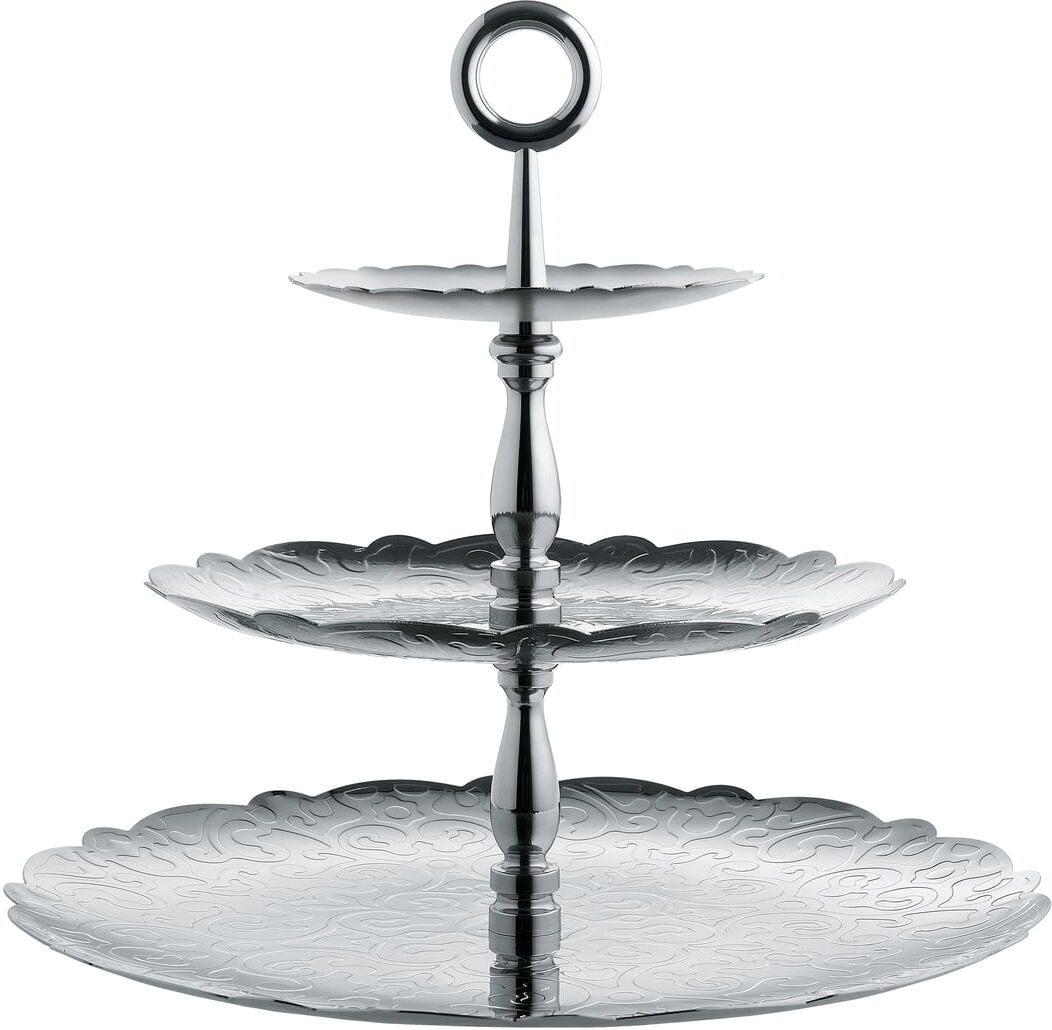 Alessi - Dressed for X-Mas, Etagere, 3 Ebenen / Edelstahl poliert