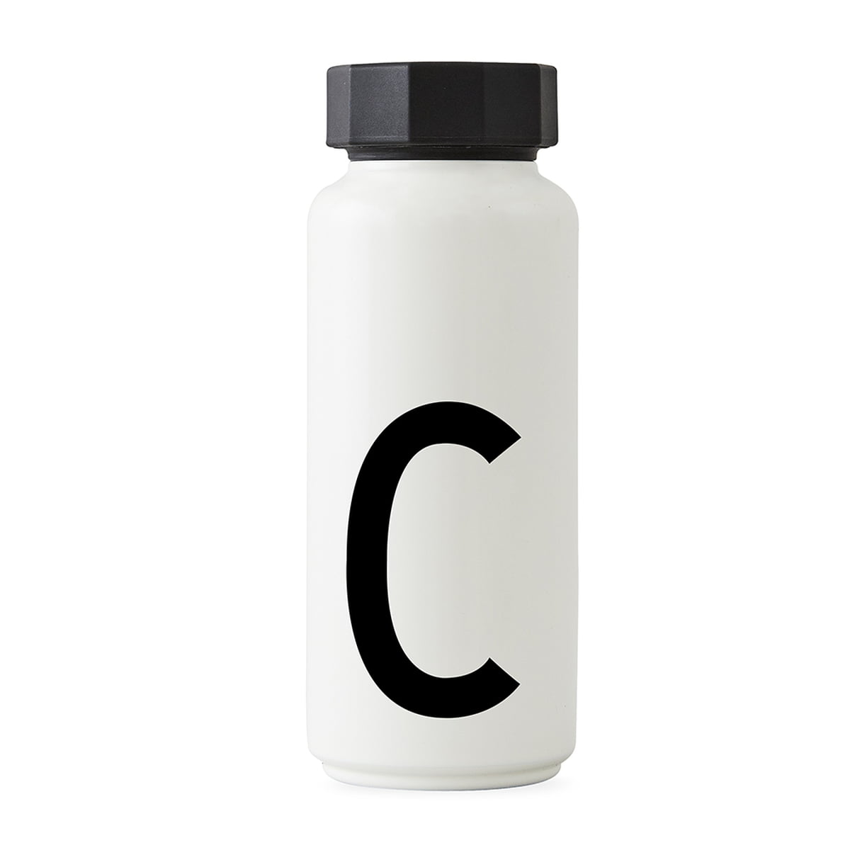 Design Letters - AJ Thermosflasche C, weiß