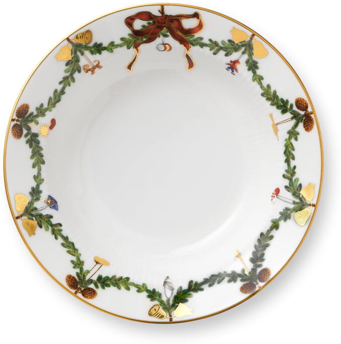 Royal Copenhagen - Star Fluted Christmas Suppenteller tief, Ø 17 cm