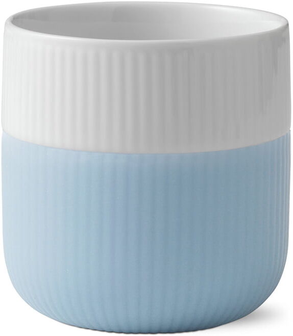 Royal Copenhagen - Fluted Contrast Becher gerippt 33 cl, dove blue