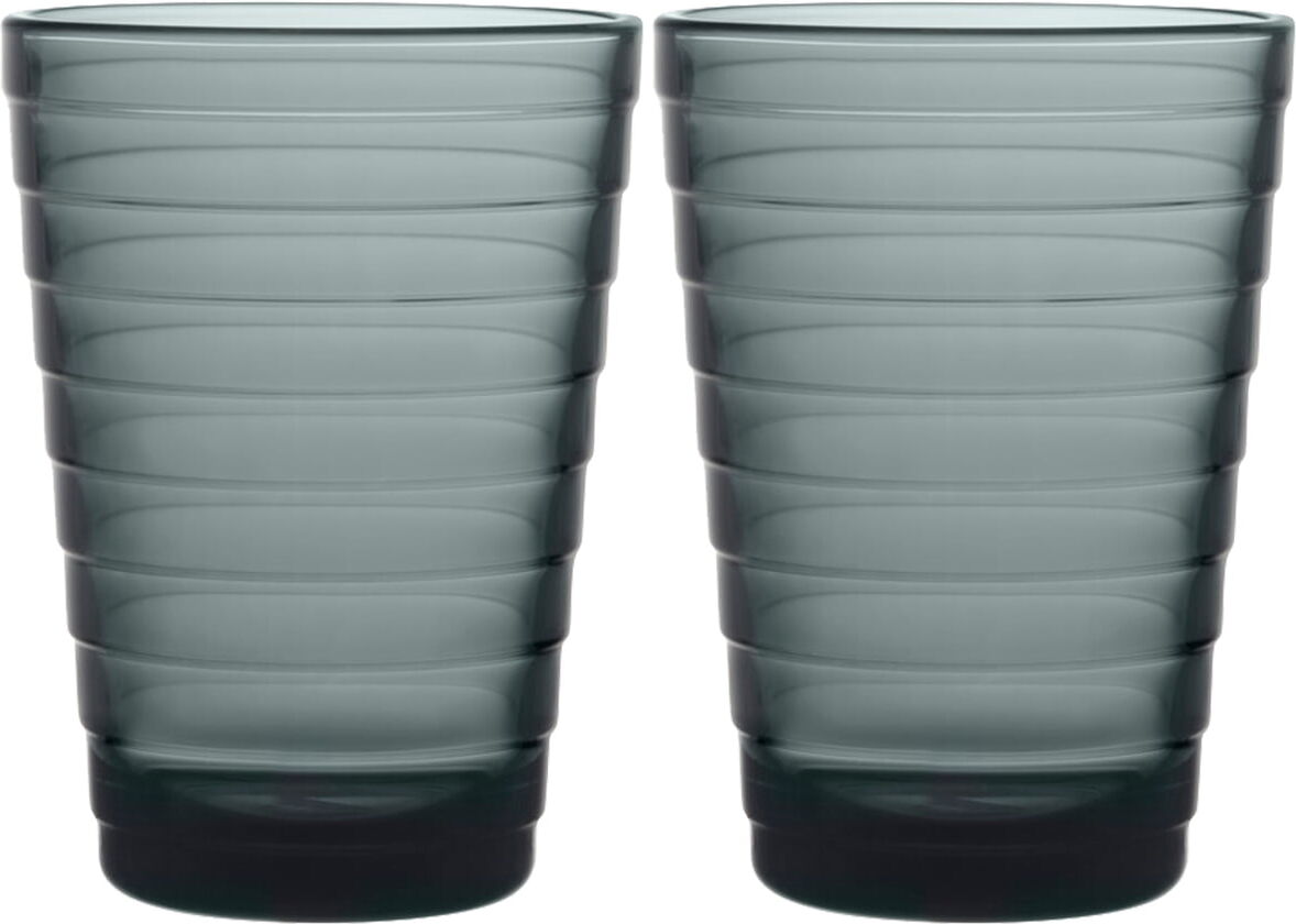 Iittala - Aino Aalto Longdrinkglas 33 cl, dunkelgrau (2er-Set)