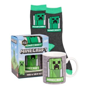Minecraft Sæt med kræmmerkrus og sokker til børn/børn