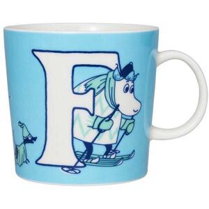 Arabia - Mumin / Moomin - ABC - Stor Mugg - F - 40 CL Turkos Design Tove Jansson