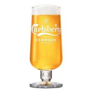6-Pak - Ølglas 50cl - Carlsberg Stilket - Glas til Øl