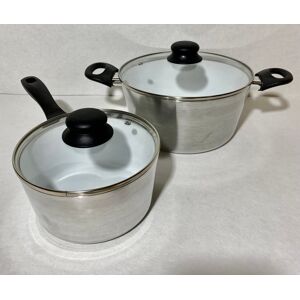 importören® Pans 1.9 L and pot 4.2 L, with ceramic coating & glass lid