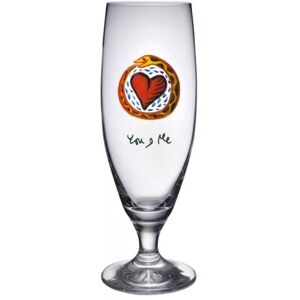 Friendship Beer Glass You and Me 50cl - Kosta Boda