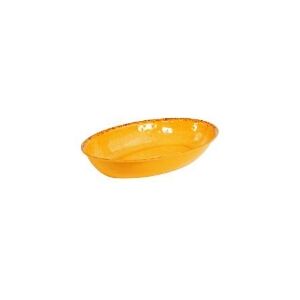 Multi Skål Oval Casablanca 3.8 ltr 420x280x70 mm Melamin Orange,stk