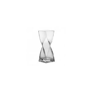 LEONARDO Swirl, Firkantet vase, Glas, Transparent, Transparent, CE, 300 mm