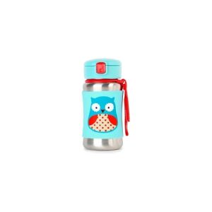 SKIP HOP drikkedunk med sugerør 12m+ 350ml Zoo Owl, 252511