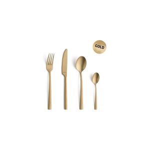 Amefa Manille 9035 - 16-pc set in vintage box - gold- stonewash