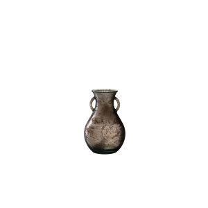 LEONARDO 049794, Krukkeformet vase, Glas, Brun, Blank/mat, Brun, Bord