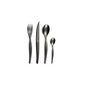 Amefa JET - 16-pc cutlery set in craft box - stonewash black PVD