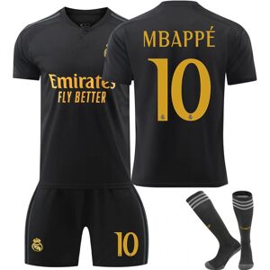 23-24 Real Madrid Hjemme Ude Børnefodbolddragt No.10 Mbappé Away 2 28