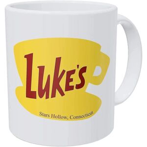 Thinker Art Funny Coffee Mug - 11 oz Keramik - Luke's Diner. Bedste gave eller souvenir.