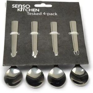 Senso Kitchen Teskeer 4-pak 12cm Senso Køkken Silver