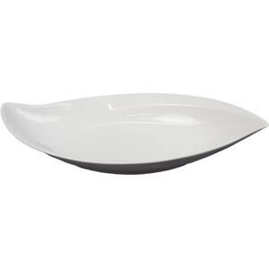 jq8 Porcelænstallerken / Dyb tallerken Soft Leaf - 4 pakke Vit