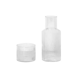 Ferm Living Ripple Carafe Set H: 18 cm - Small