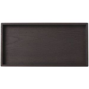 LOUISE ROE Tray Rectangular 25x56 cm - Smoked Oak