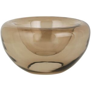 Kristina Dam Studio Opal Bowl Large Ø: 36 cm - Brown Topaz / Glass