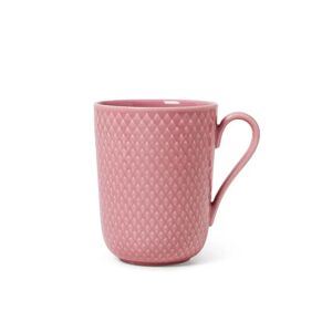 Lyngby  Porcelæn Lyngby Rhombe Color Krus med hank 33 cl - Rosa