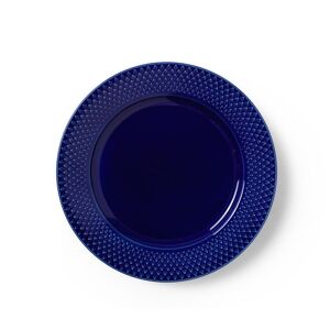 Lyngby  Porcelæn Lyngby Porcelæn Rhombe Frokosttallerken Ø: 23 cm - Mørk blå