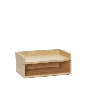 Hübsch Afour Tray 33x22 cm - Natural