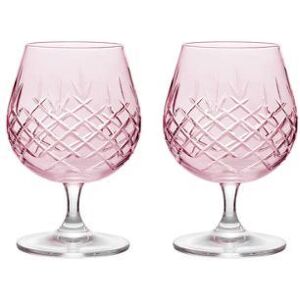 Frederik Bagger Crispy Sixball Glas 2 stk. 36 cl - Topaz/Pink