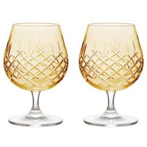 Frederik Bagger Crispy Sixball Glas 2 stk. 36 cl - Citrine/Amber