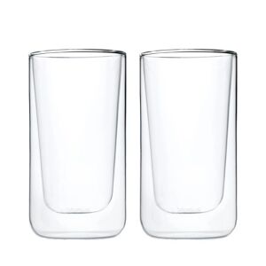 Blomus Nero Latte Macchiato Glasses Sæt á 2 stk 320 ml - Clear