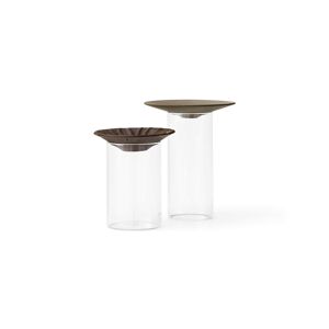 Audo Copenhagen Cresco Propagation Vases 2 stk - Brown/Clear Glass
