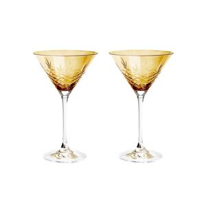Frederik Bagger Crispy Cocktail Glas 2 stk 22 cl - Citrine/Amber
