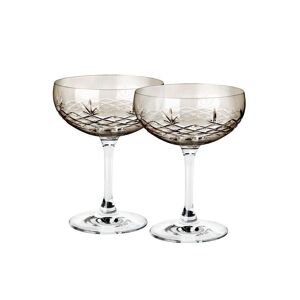 Frederik Bagger Crispy Gatsby Champagneskåle 2 stk 30 cl - Copal/Brun