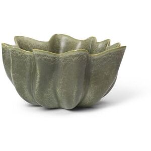 Ferm Living Nium Bowl Large Ø: 36 cm - Dark Sage