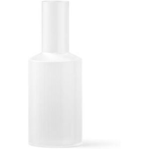 Ferm Living Ripple Carafe 100 cl - Frosted Glass