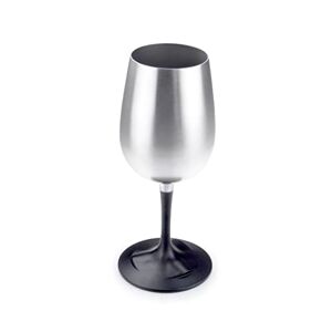 GSI Outdoors GSI Weinglas Weißwein Glas, Edelstahl, 63305, 1 Stück (1er Pack)