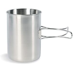 Tatonka Becher Handle Mug 850 ml Tasse aus rostfreiem Edelstahl Mit Klappgriffen und Volumenskalierung kompatibel mit Nalgene Weithals 1L