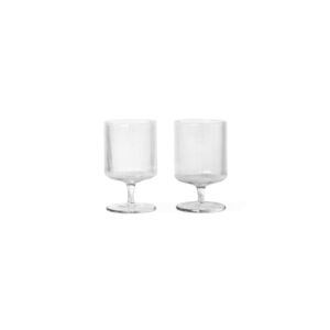 ferm LIVING - Ripple Wine Glasses Set of 2 Clear