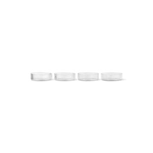 ferm LIVING - Ripple Serving Bowls Set of 4 Clear