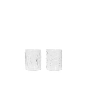 ferm LIVING - Doodle Glasses Set of 2 Tall Clear