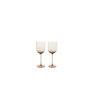 ferm LIVING - Host White Wine Glasses Set of 2 Blush