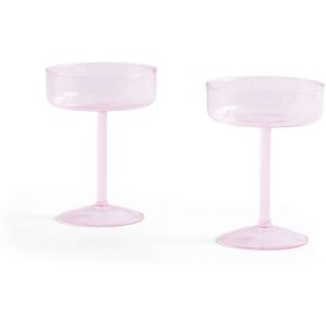 HAY - Tint Coupe Glass Set of 2 Pink