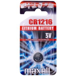 Maxell Knapcellebatteri Lithium Cr1216 - Pakke Med 1 Stk.