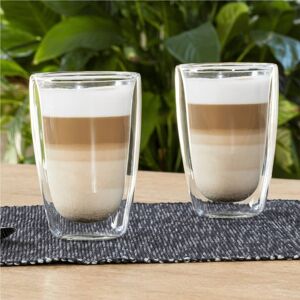 HI maccato-glas til latte 2 stk. 400 ml transparent