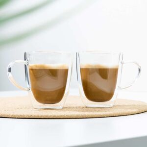 HI cappuccinoglas 2 stk. 270 ml transparent